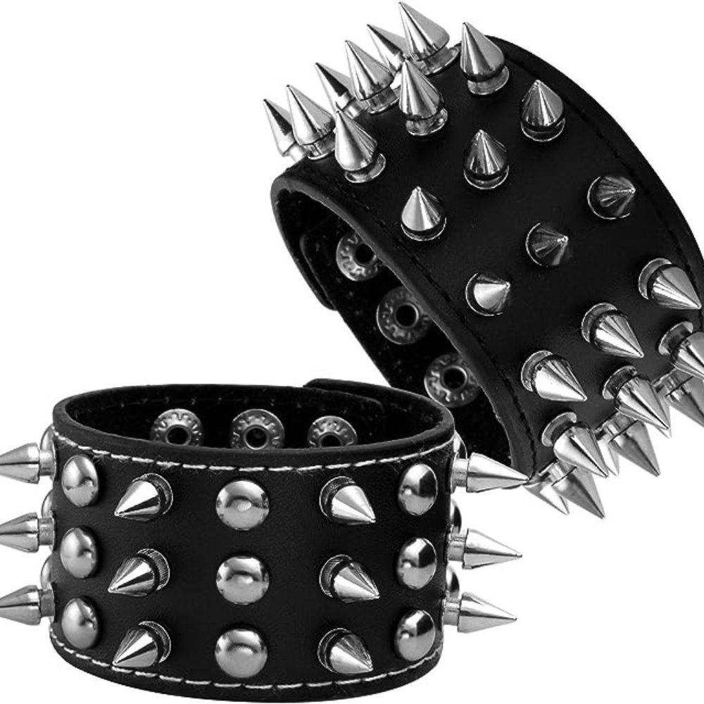 Spike Leather Bracelet